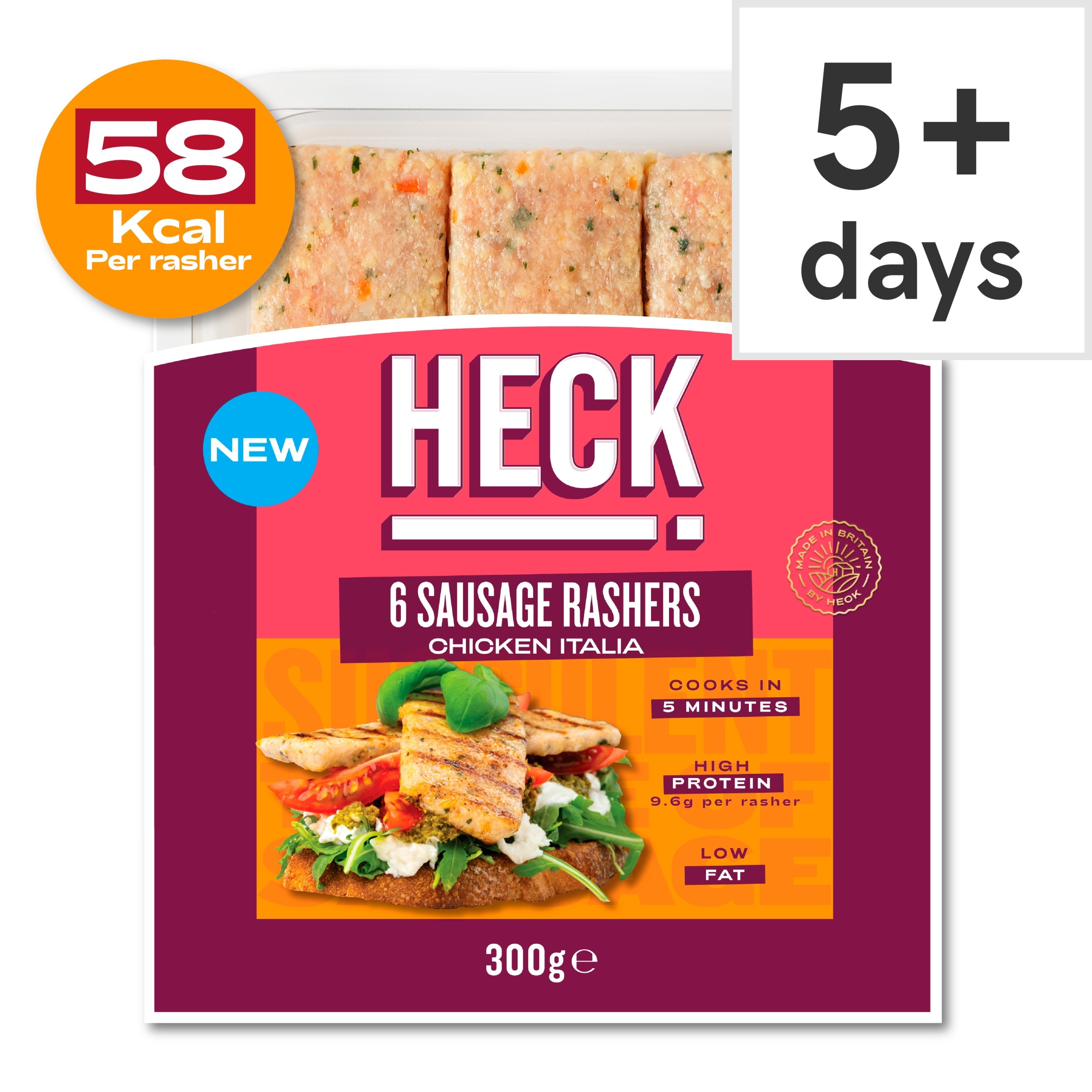 HECK Chicken Italia Sausage Rashers 300g