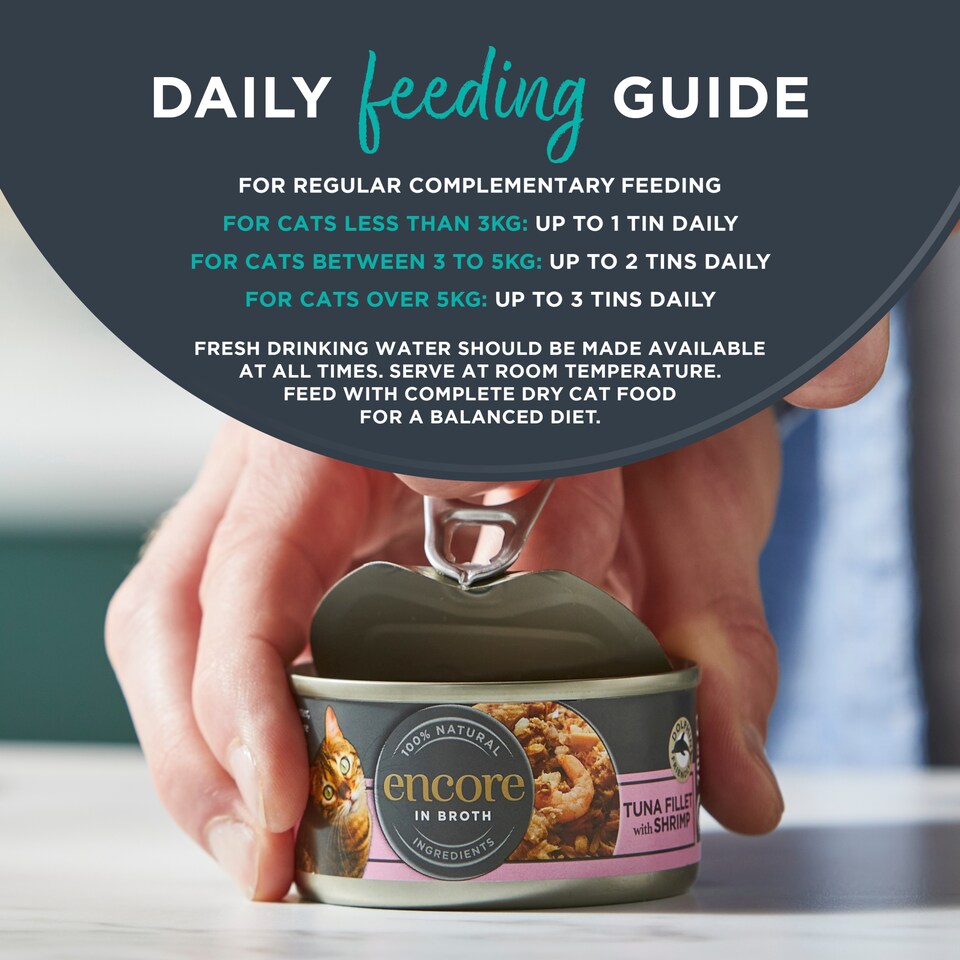 image 1 of ENCORE CAT FOOD CHICKEN SELN TINS 12X70G