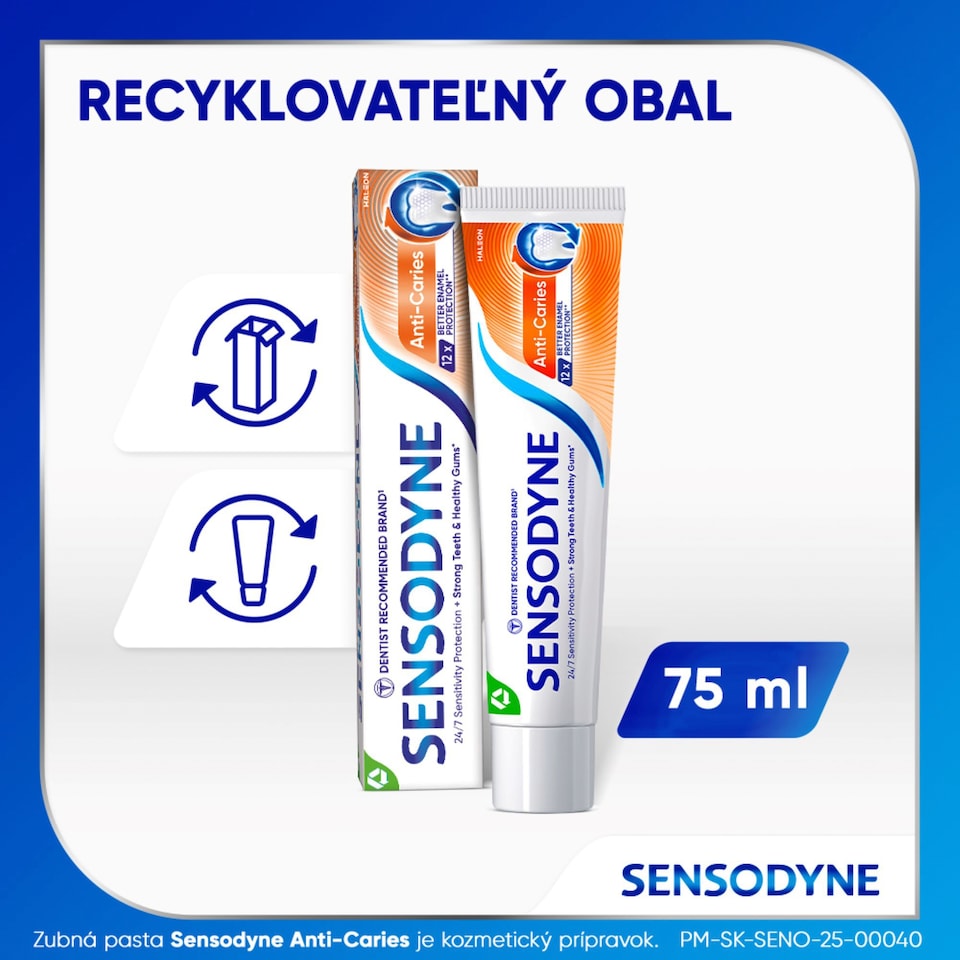image 1 of Sensodyne Anti-Caries Toothpaste with Fluoride 75 ml