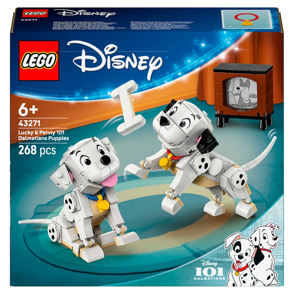 Obrázek 1 pro produkt LEGO Disney 43271 Štěňátka Štístko a Penny z filmu 101 dalmatinů