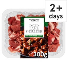 Tesco Diced Lamb Shoulder 300G