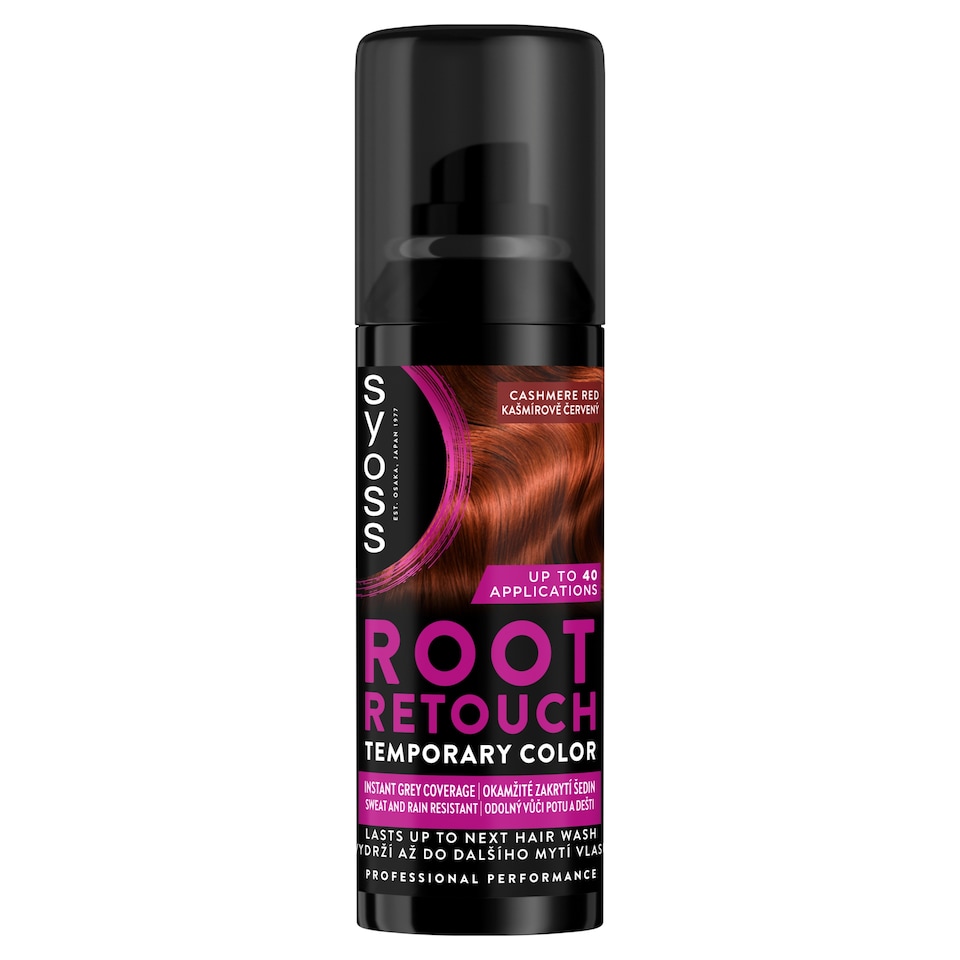 image 1 of Syoss Root Retouch Temporary Color Spray for Ingrown Hair Cashmere Red 120 ml