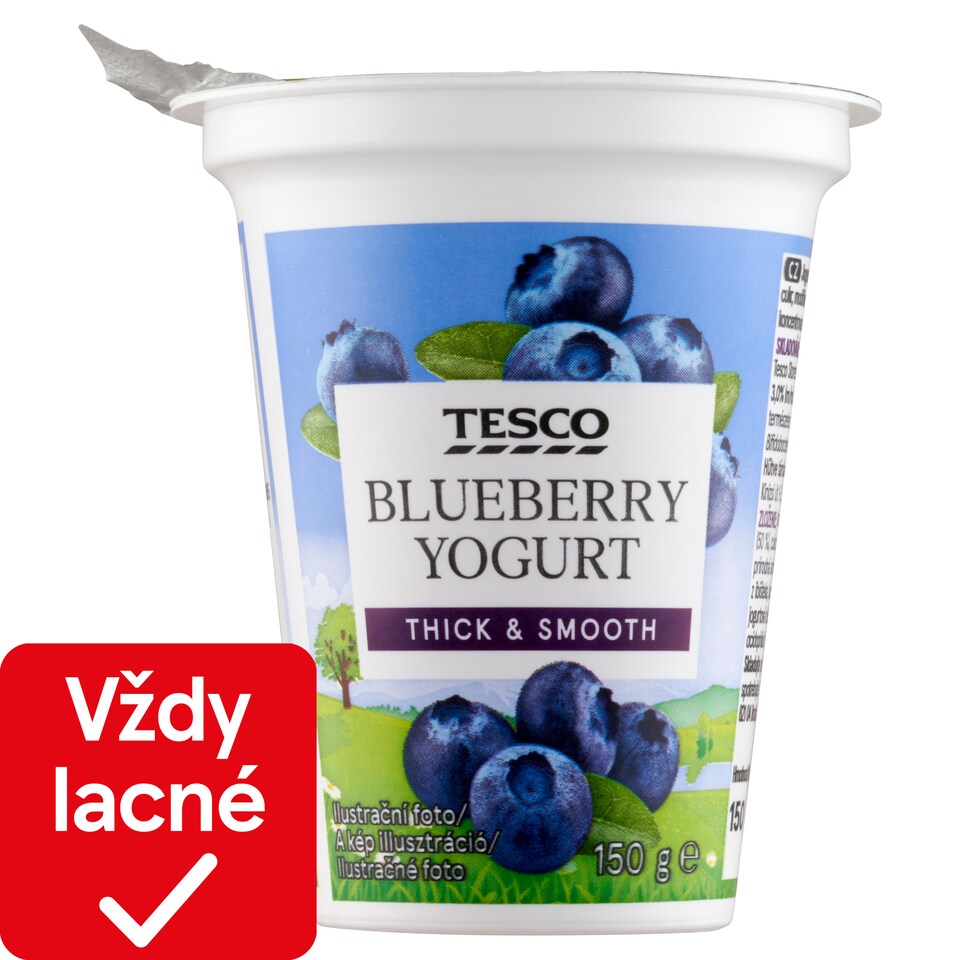 Tesco Jogurt čučoriedkový 150 g