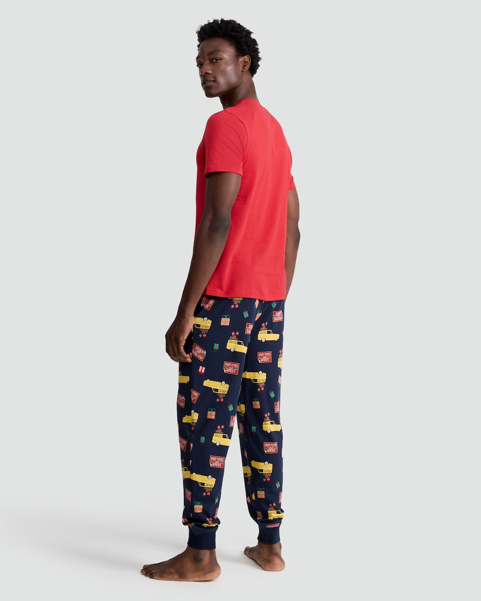 image 1 of Only Fools and Horses Pure Cotton Lovely Jubbly Print Pyjamas in Multi
