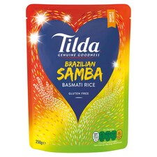 Tilda Brazilian Samba Steamed Basmati 250G
