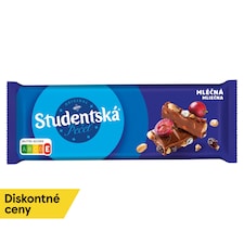 ORION Študentská pečať Mliečna čokoláda s arašidmi, hrozienkami a želé 90 g