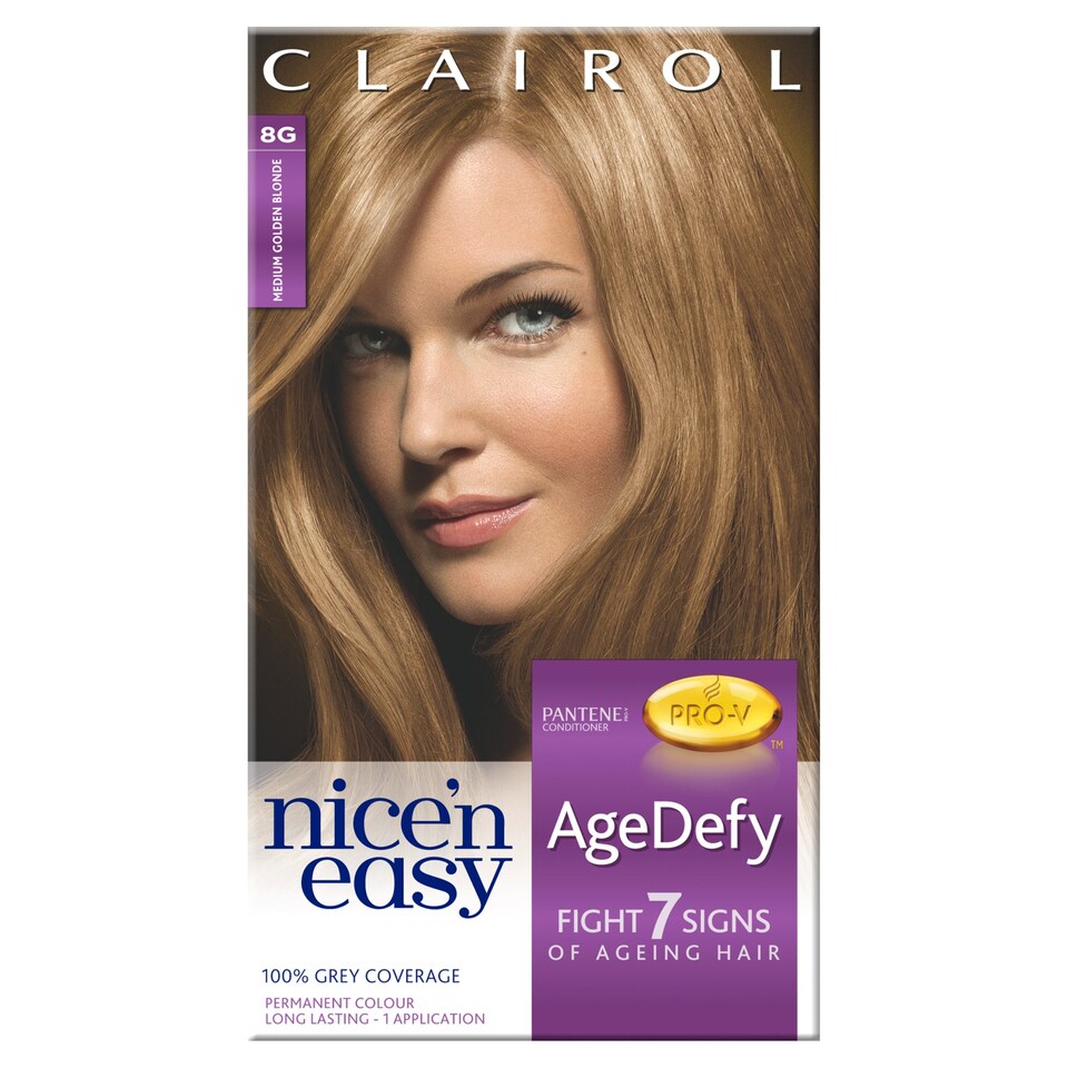 Clairol Ncen/Esy Age Defying Medium Golden Blonde 8G