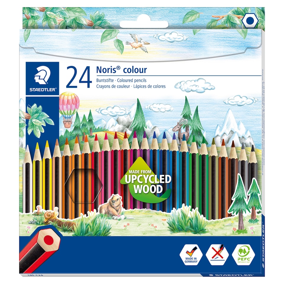 image 1 of Staedtler Noris Stationery Colouring Pencils 24 Pack
