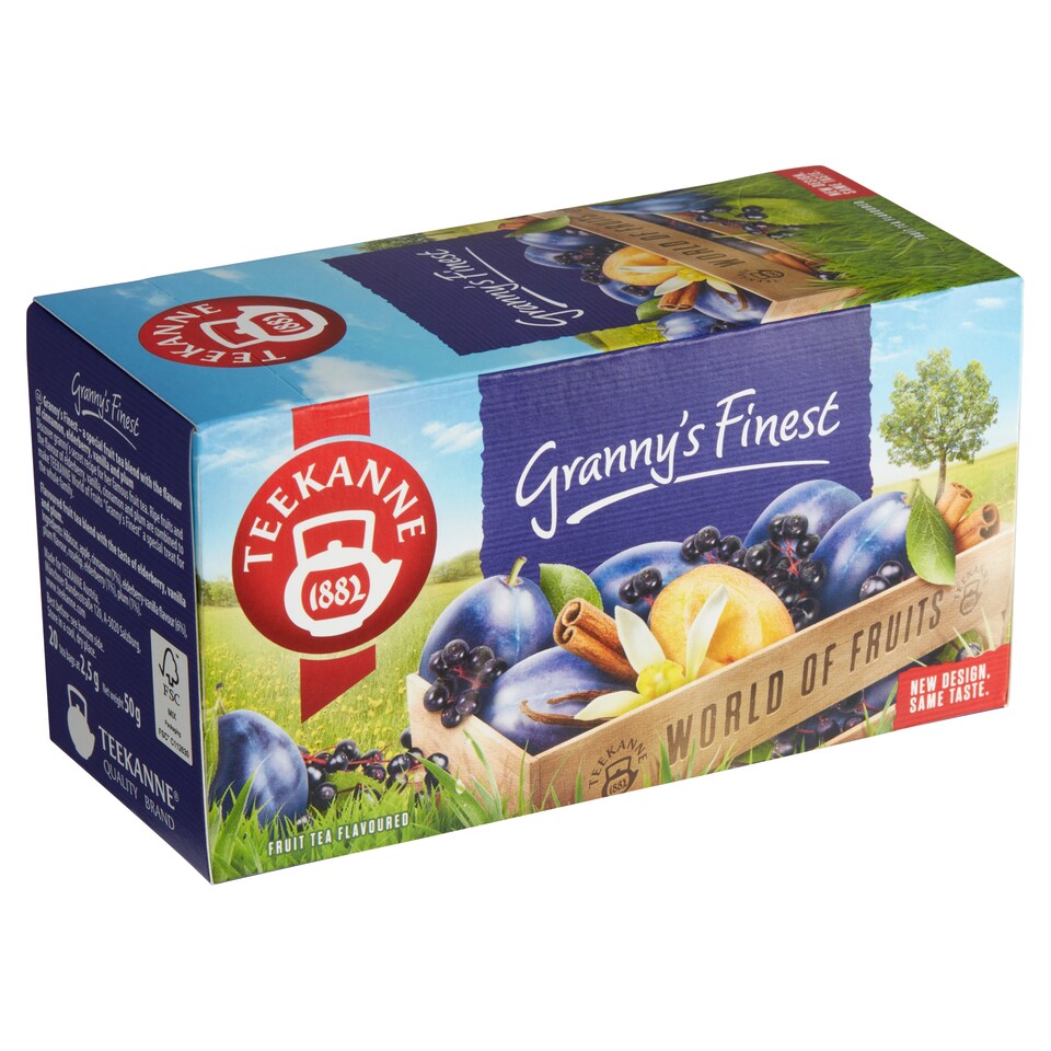Teekanne World of Fruits Granny's Finest ovocno-bylinný čaj 20 x 2,5g (50g)