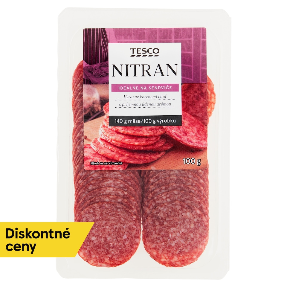 Tesco Nitran Salami 100 g