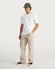 image 2 of F&F Pure Cotton Straight Leg Cargo Trousers in Stone