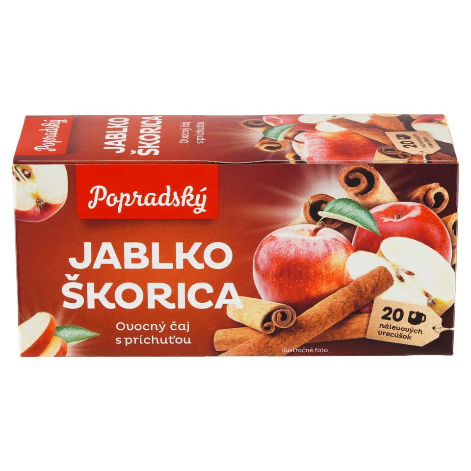 obrázok 1 z Popradský Jablko škorica ovocný čaj s príchuťou 40 g