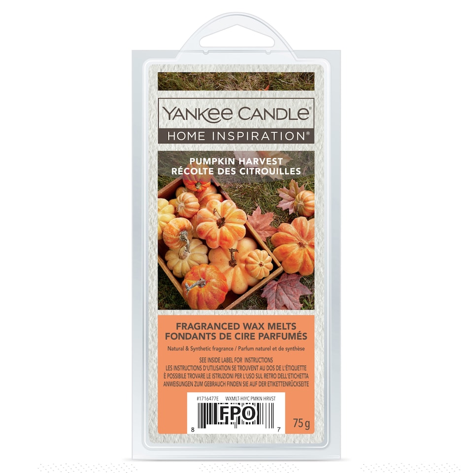 image 1 of Yankee Pumpkin Harvest 6 Wax Melts 75G