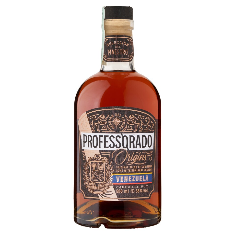 Professorado Origins Venezuela Caribbean Rum 38% 500 ml
