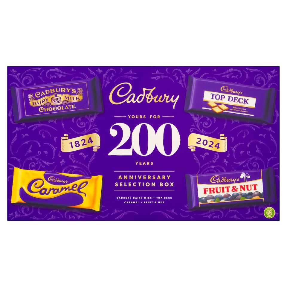 image 1 of Cadbury Chocolate 200 Years Anniversary Selection Box 420g
