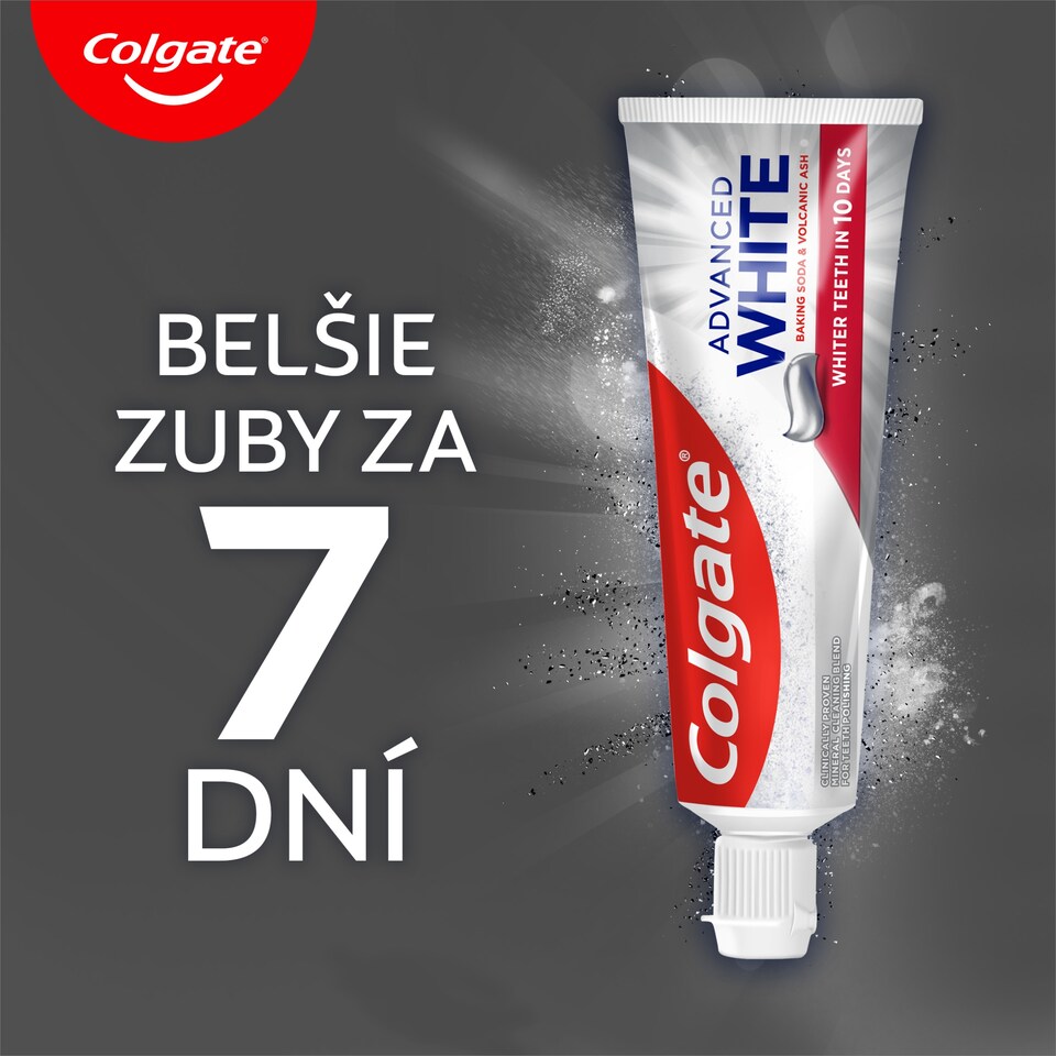 obrázok 1 z Zubná pasta Colgate Advanced White Baking Soda & Volcanic Ash 75 ml