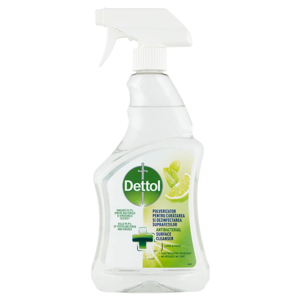 Dettol Lime & Menta antibakteriális felülettisztító spray 500 ml  1. kép