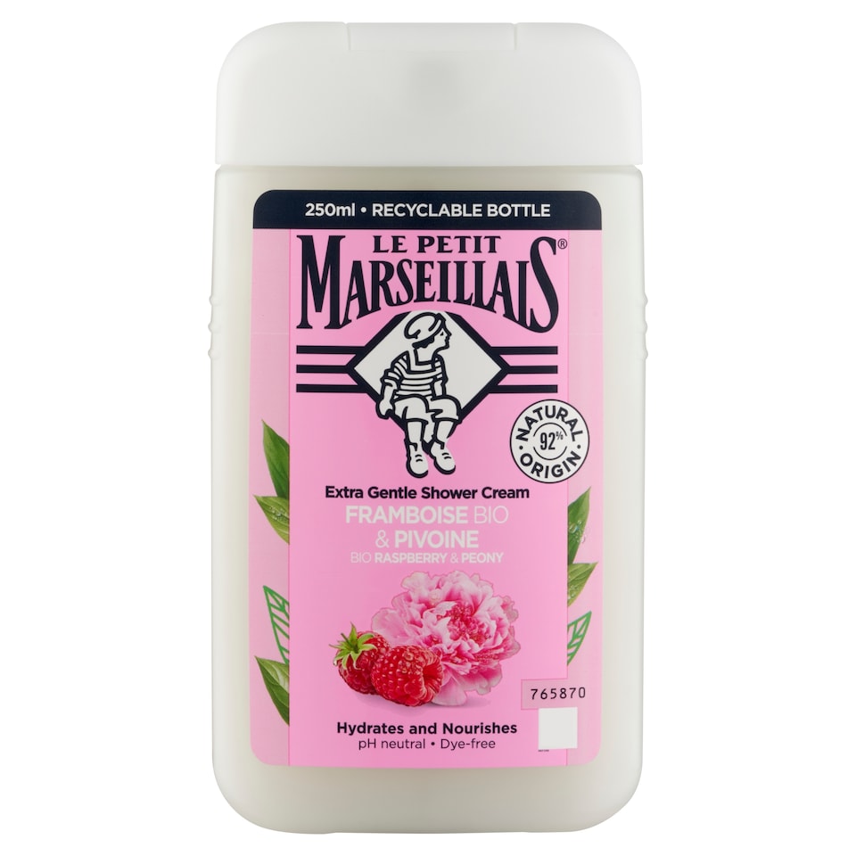 Le Petit Marsellais organikus málna & bazsarózsa krémtusfürdő 250 ml