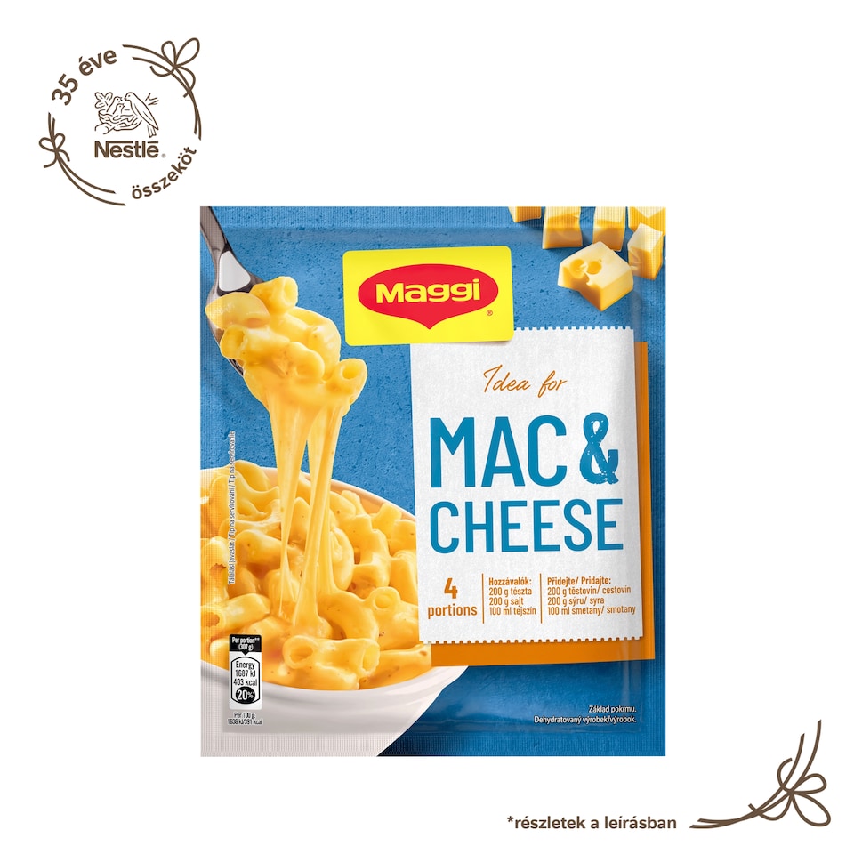 Maggi Mac&Cheese sajtos tészta alap 28 g