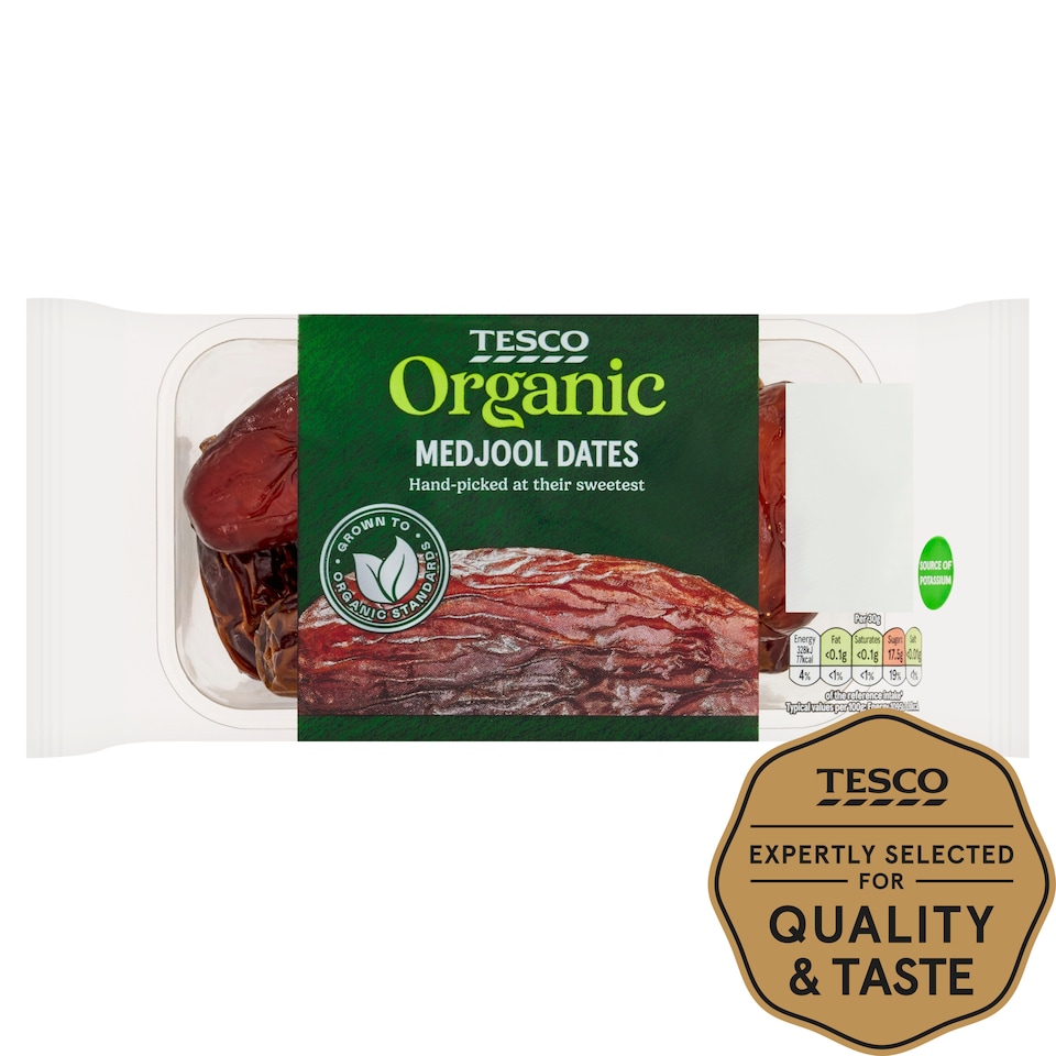 Tesco Organic Medjool Dates 200G