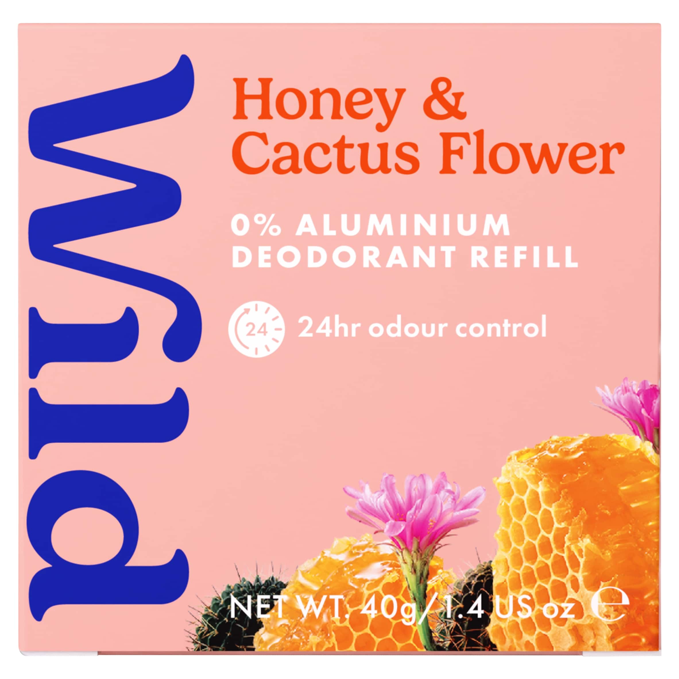 Wild Honey & Cactus Flower Deodorant Refill 40g
