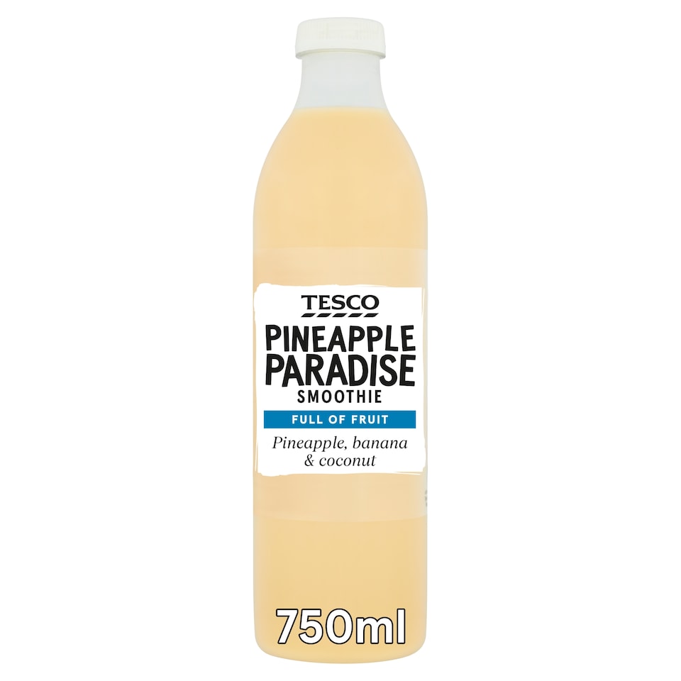 Tesco Pineapple Paradise Fruit Smoothie 750Ml