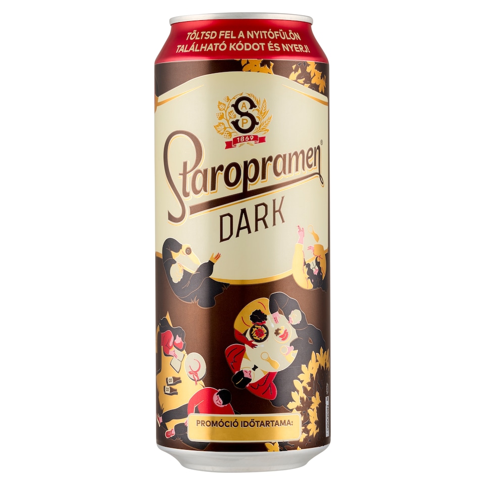 Staropramen Dark minőségi barna sör 4,4% 0,5 l  1. kép