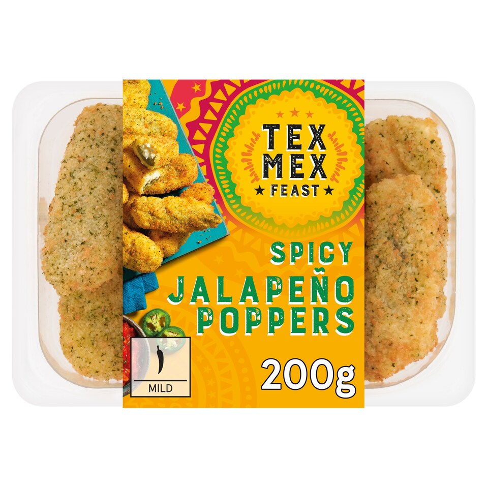 Tex Mex Feast Spicy Jalapeno Poppers 200g