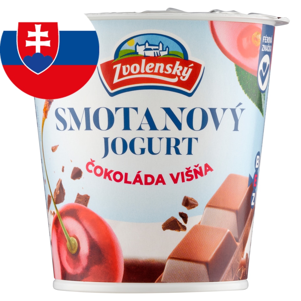 obrázok 1 z Zvolenský Smotanový jogurt čokoláda višňa 145 g