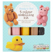 Tesco 5 Colour Modelling Kit 500G