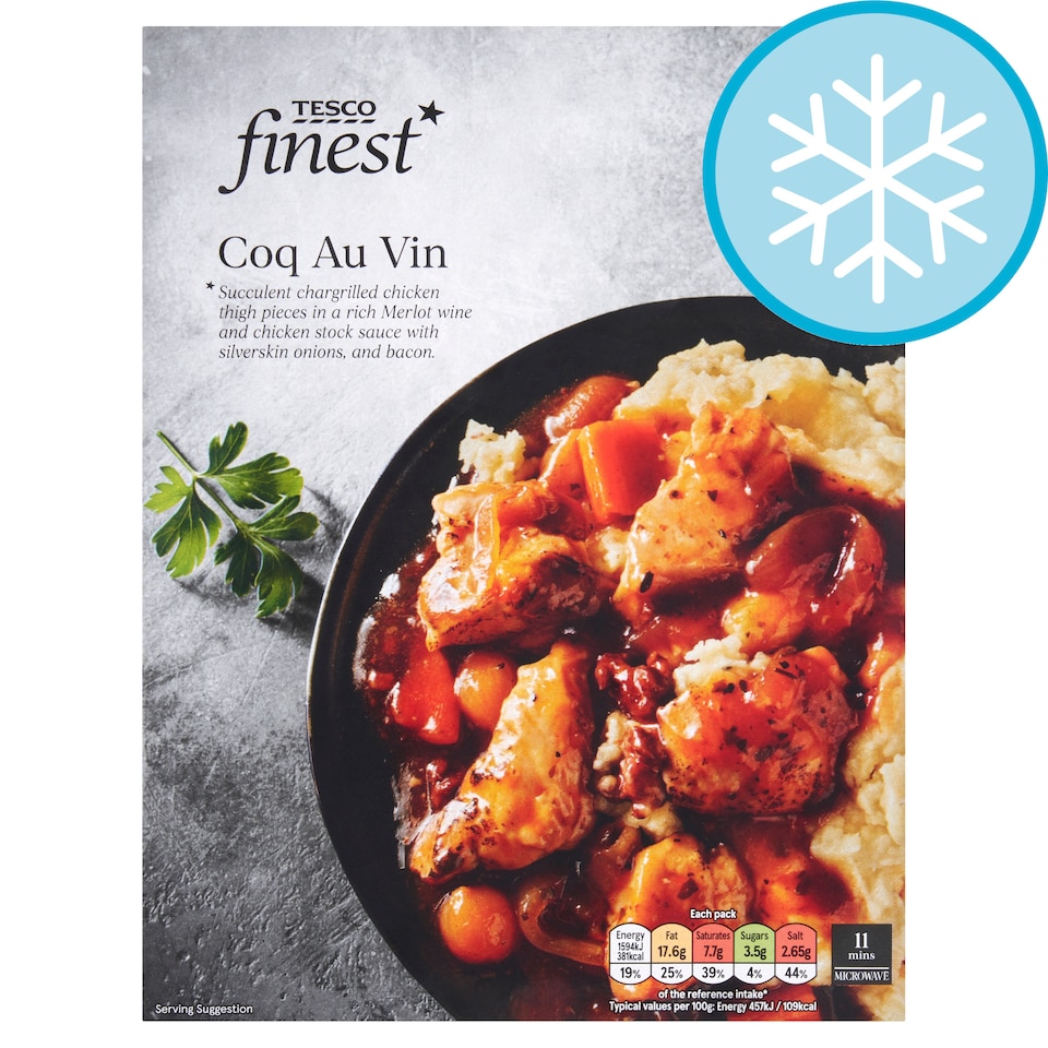 Tesco Finest Coq Au Vin 400g