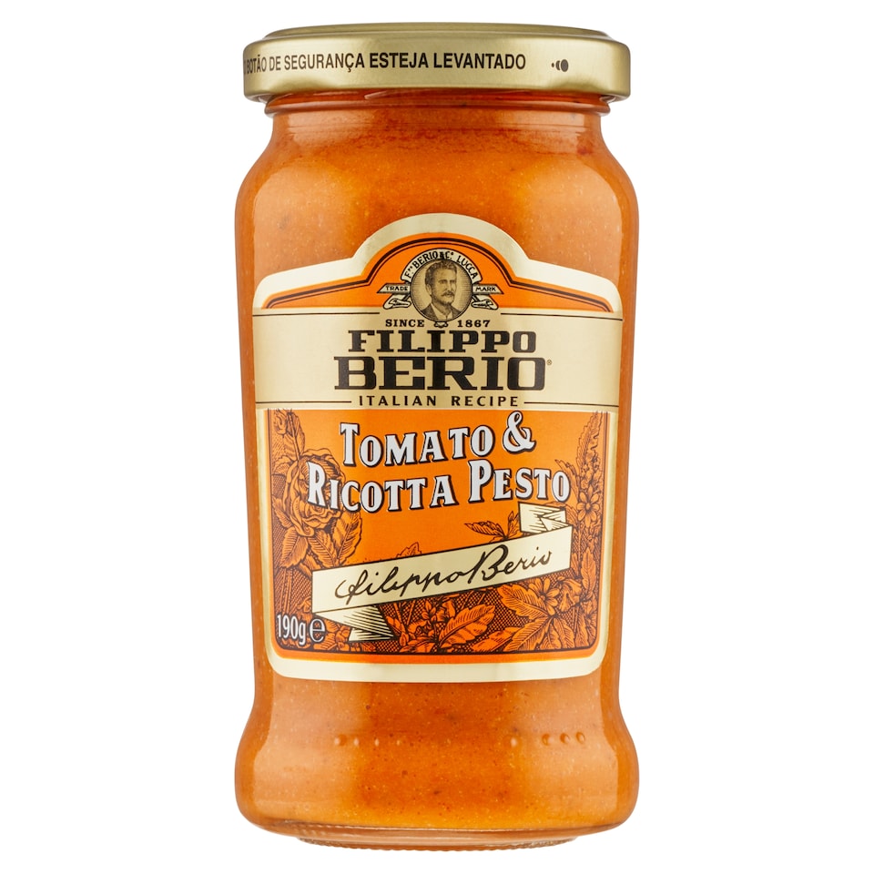 Obrázek 1 pro produkt Filippo Berio Pesto s rajčaty a sýrem Ricotta 190g