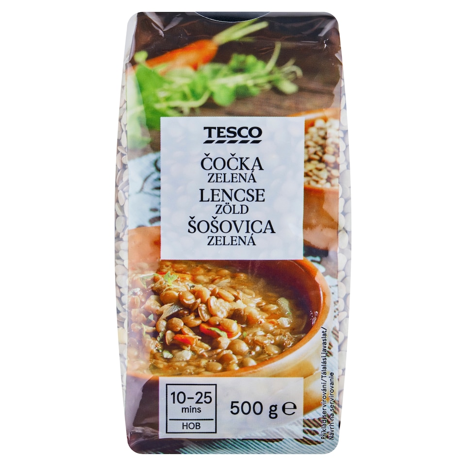 Tesco zöld lencse 500 g