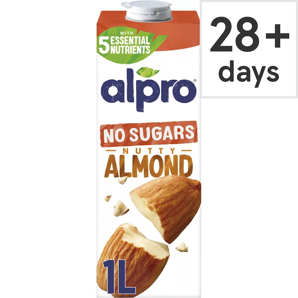 image 1 of Alpro Almond No Sugar Long Life Dairy Free Drink 1L