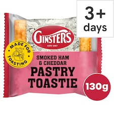 Ginsters Smoked Ham & Cheddar Pastry Toastie 130g