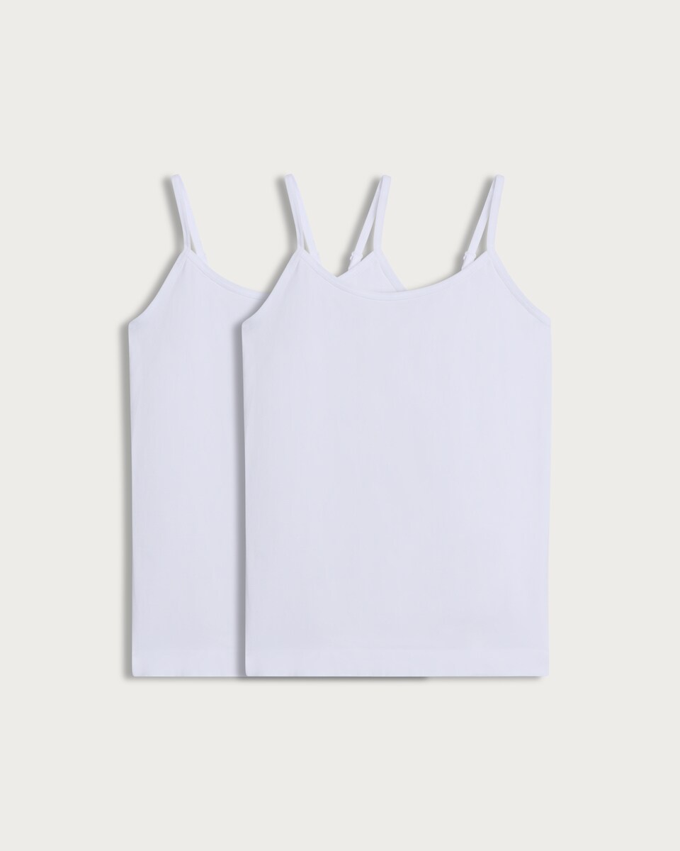 F&F Girls 2-Pack Cami Vests in Multi