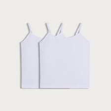 F&F Girls 2-Pack Cami Vests in Multi