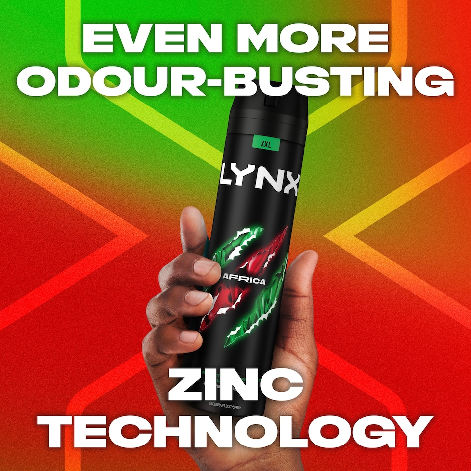 image 1 of Lynx Africa 48h Deodorant Bodyspray for Men 250ml