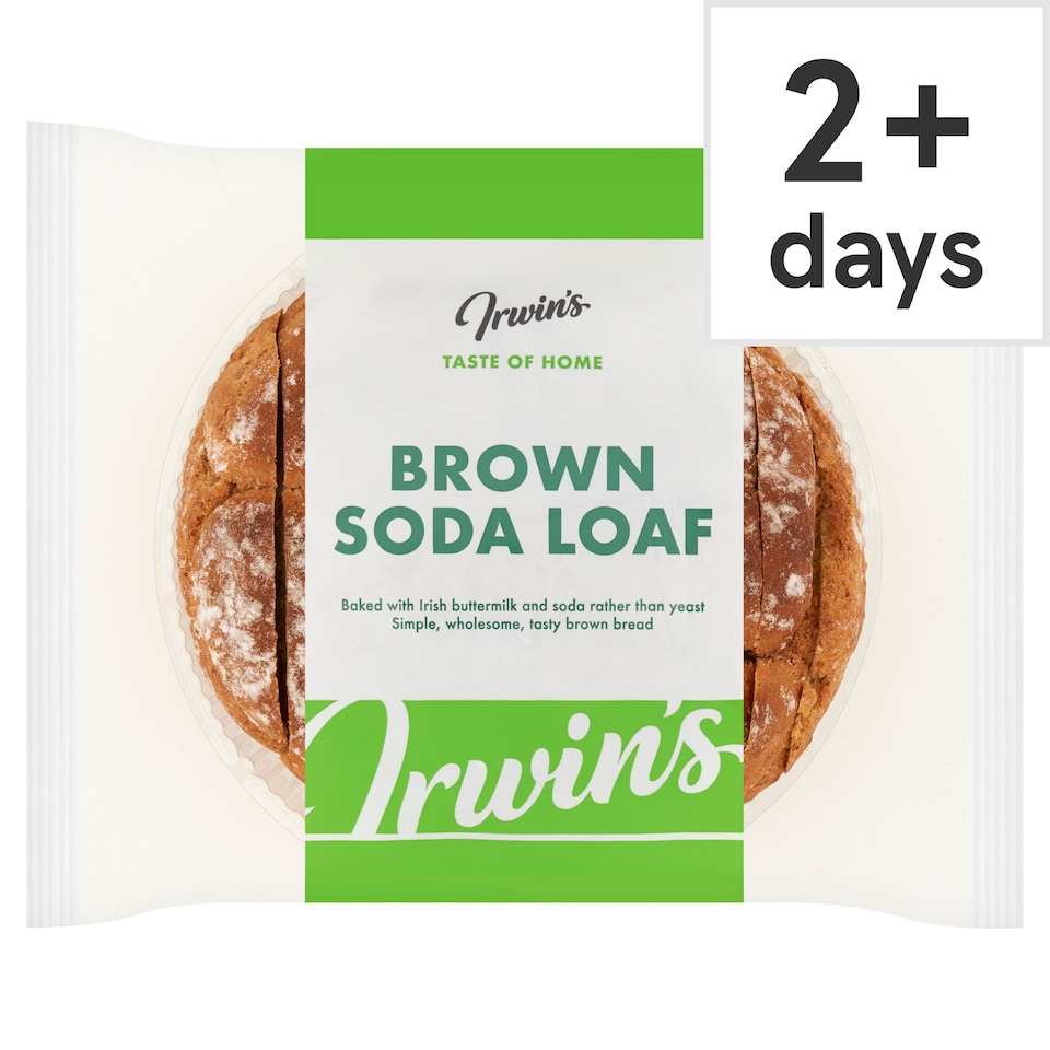 Irwin's Together Brown Sliced Soda Bread Loaf 400g