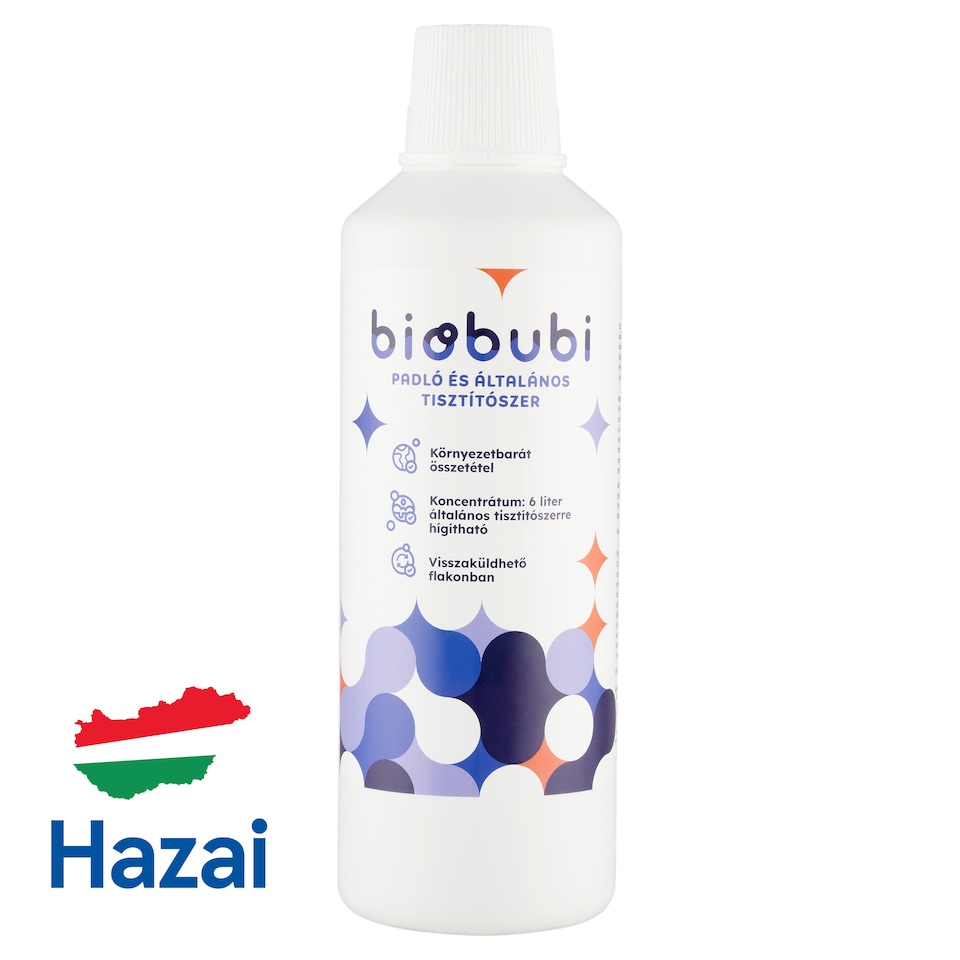 A Biobubi padló és általános tisztítószer koncentrátum 