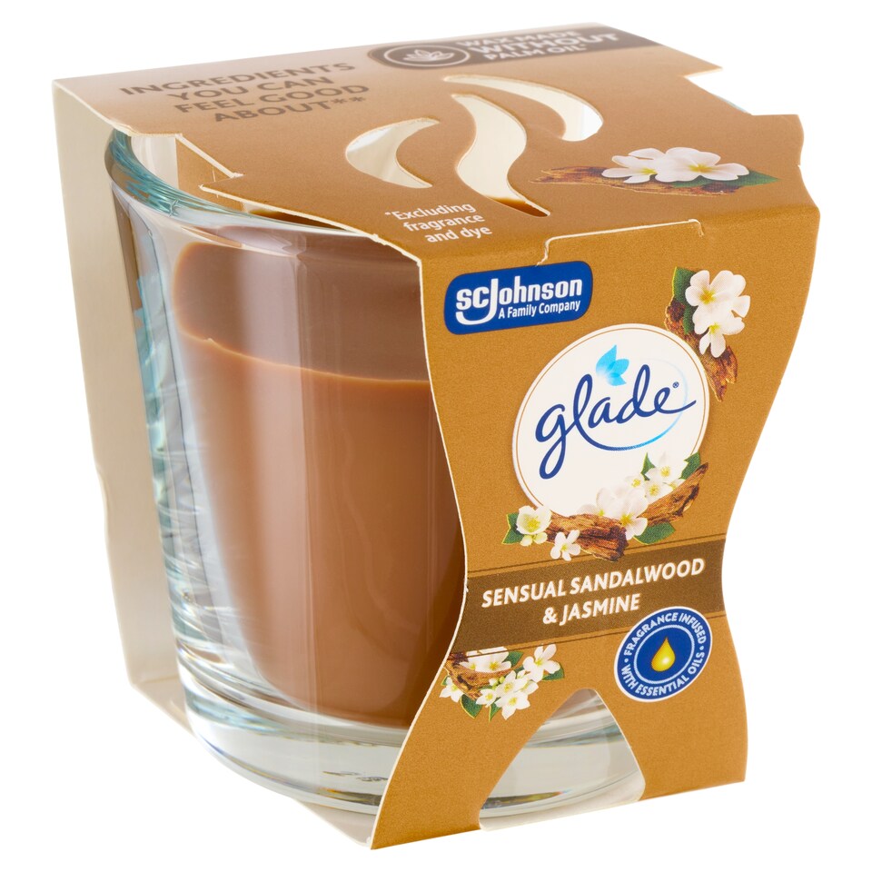 Obrázek 1 pro produkt Glade Sensual Sandalwood & Jasmine parfémovaná svíčka 70g