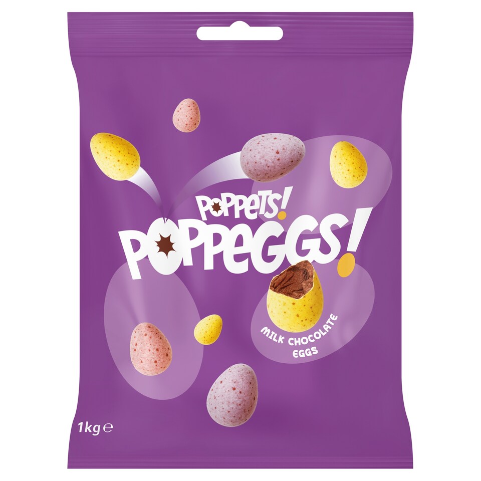 Poppets Poppeggs Milk Chocolate 1Kg