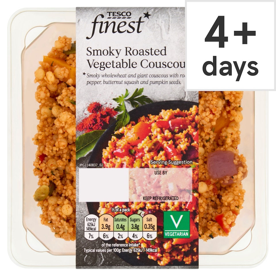 Tesco Finest Smoky Roasted Vegetable Couscous 200g