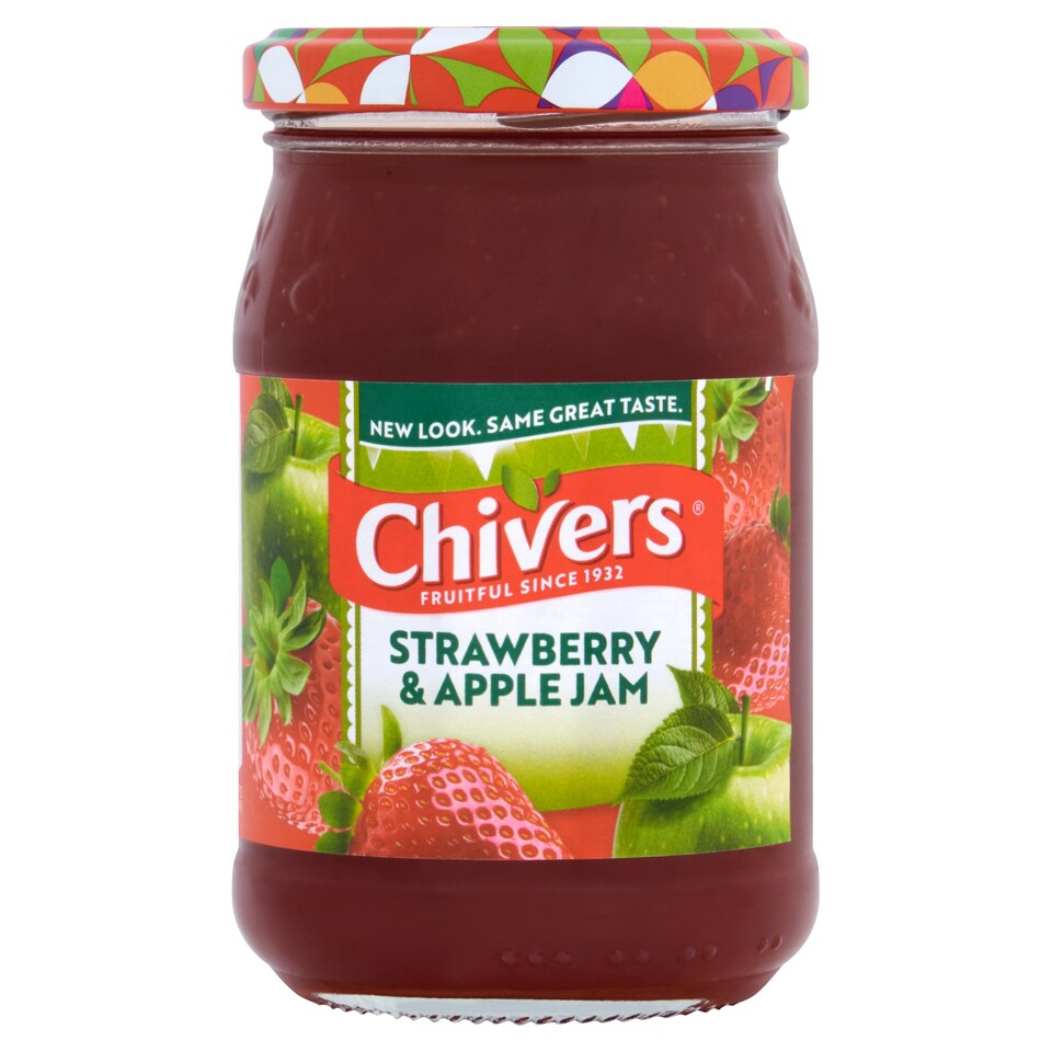 Chivers Strawberry & Apple Jam 340g