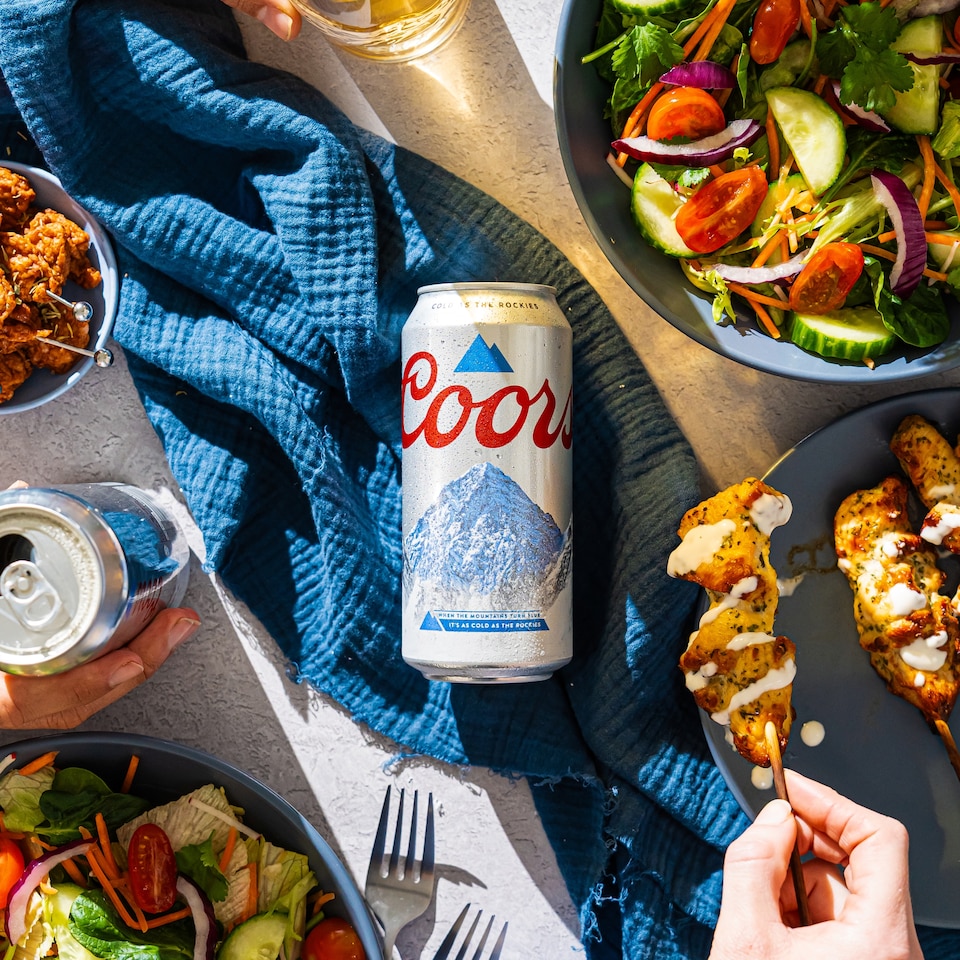 image 1 of Coors Lager Beer Can 4 x 568ml