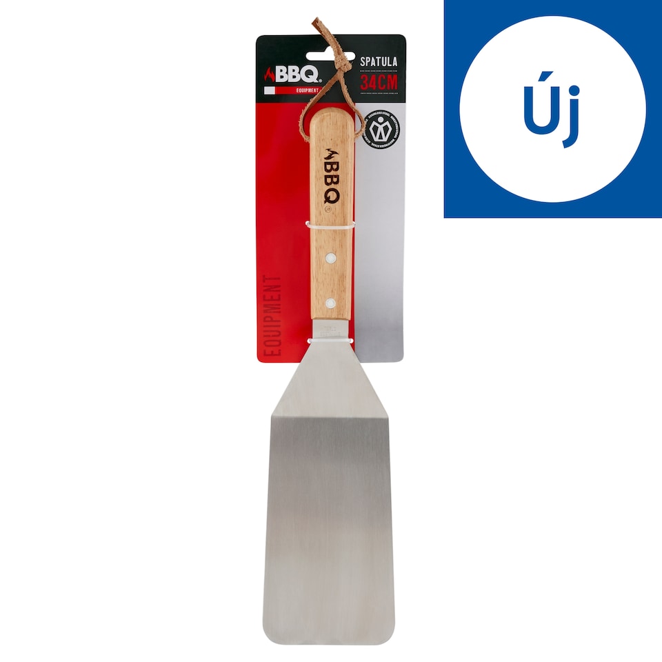 BBQ rozsdamentes acél spatula 34 cm