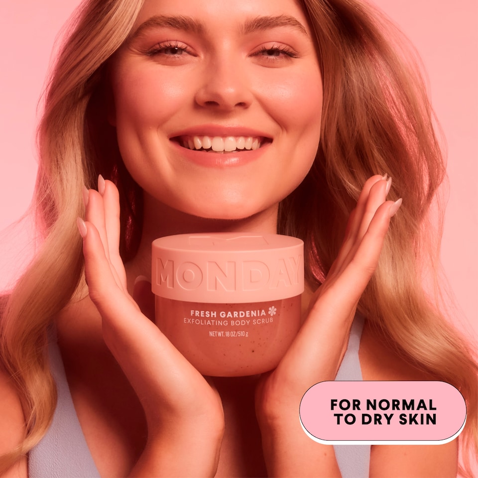 image 1 of MONDAY HAIRCARE BODY SCRUB FRESH GARDENIA 510 G