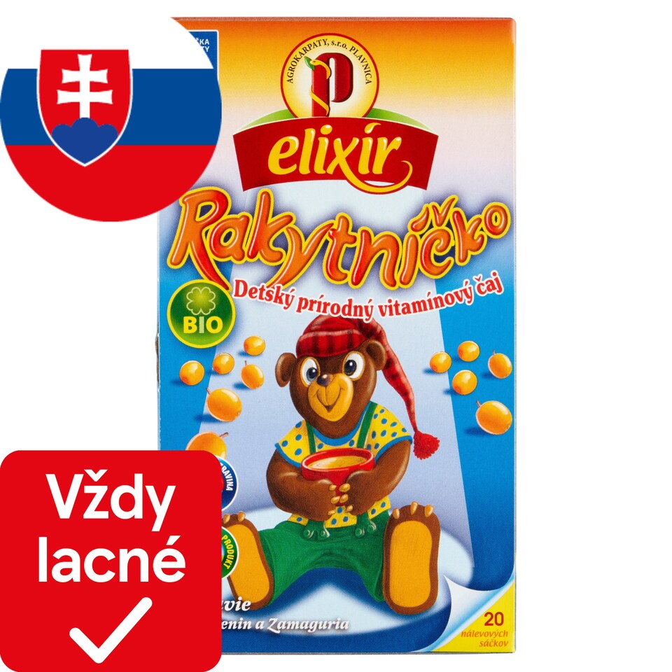 image 1 of Elixír Organic Rakytníčko Sea-Buckthorn Child's Natural Vitamin Tea 20 x 1.5 g 30 g