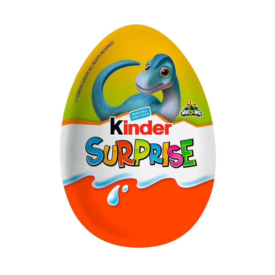 image 1 of Kinder Surprise Natoons Chocolate Egg 20g