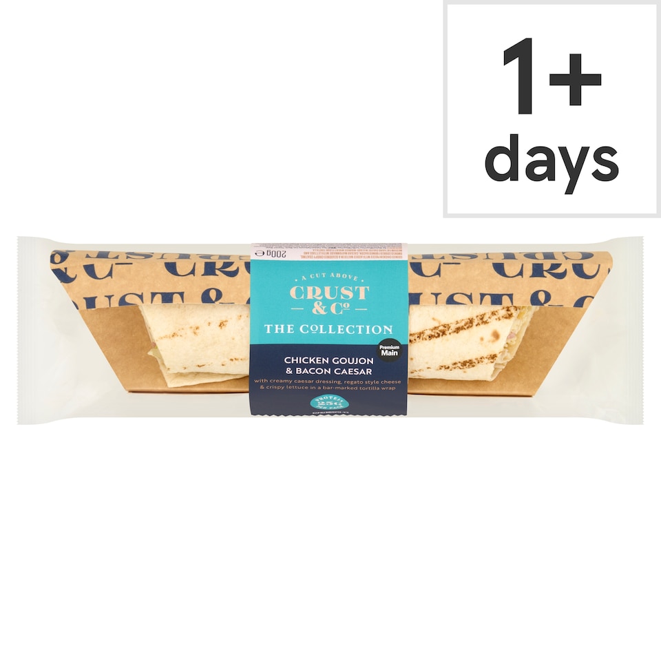 Crust & Co Chicken Goujon & Bacon Caesar Wrap 200g